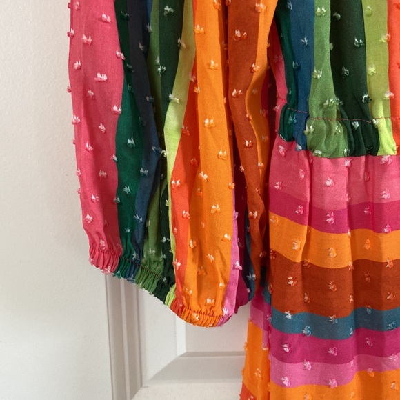 Farm Rio Multi Color Striped Dress XS - Picture 8 of 8